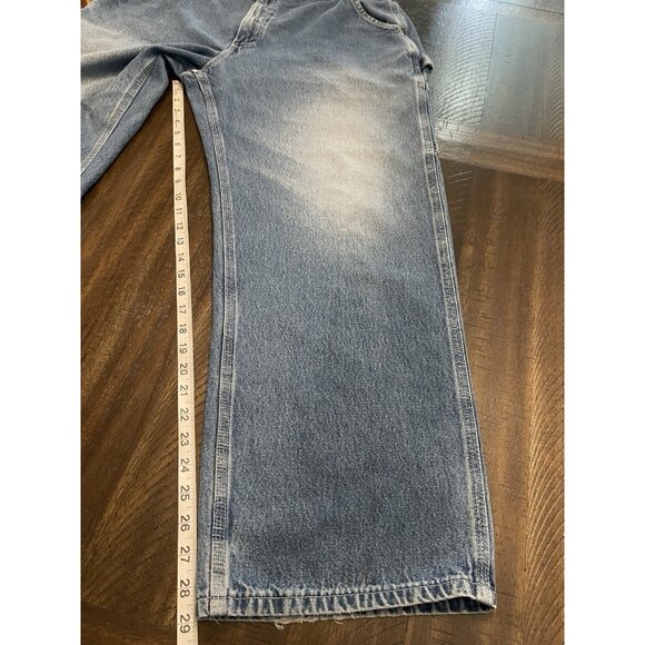 VTG Carhartt B13 DST Denim Jeans 38x30 Original Dungaree Fit Carpenter Workwear - Picture 5 of 9